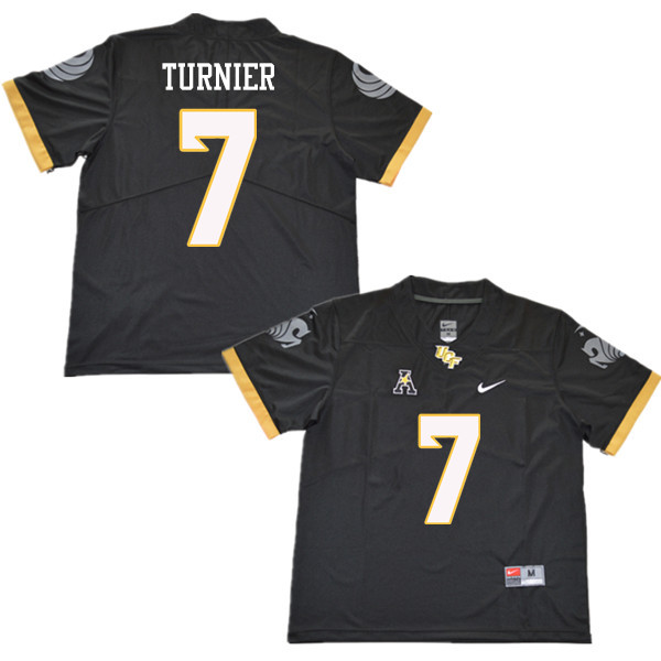 Men #7 Kenny Turnier UCF Knights College Football Jerseys Sale-Black